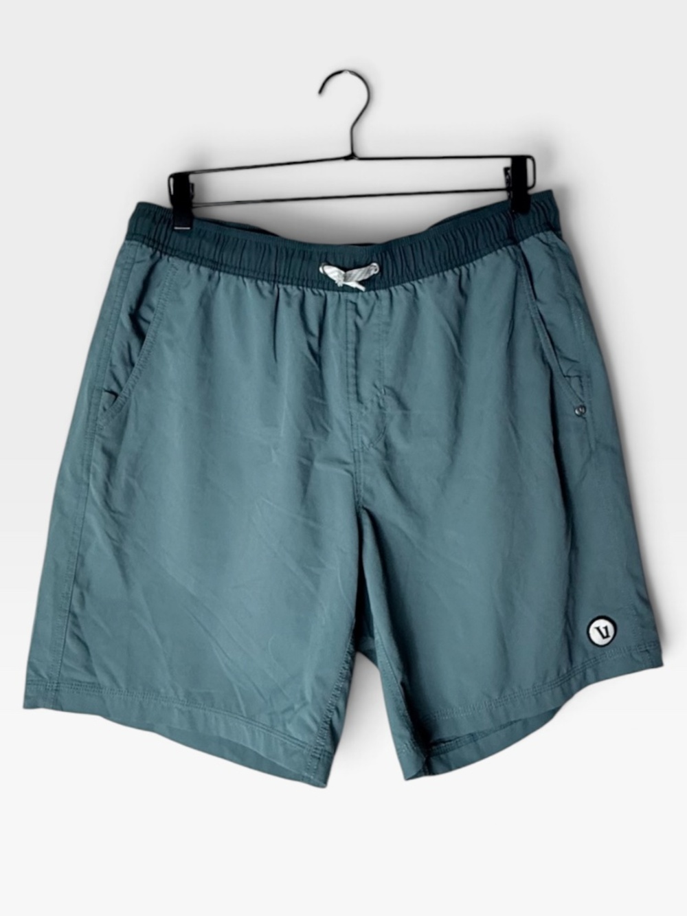 Vuori Kori Short Men's Size XL Teal Activewear Performance Lightweight (U)